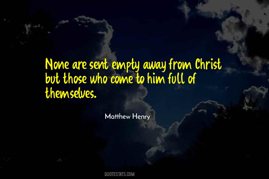 Empty But Full Quotes #778108