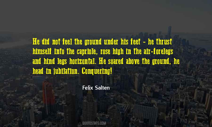 Under His Feet Quotes #412173