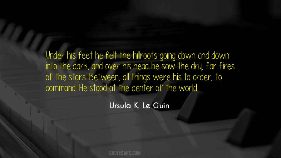 Under His Feet Quotes #762161