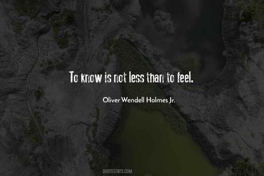 He Who Feels It Knows It Quotes #524895