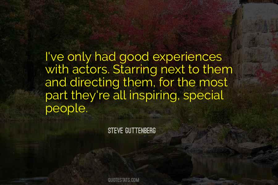 Quotes About Good Experiences #1585541