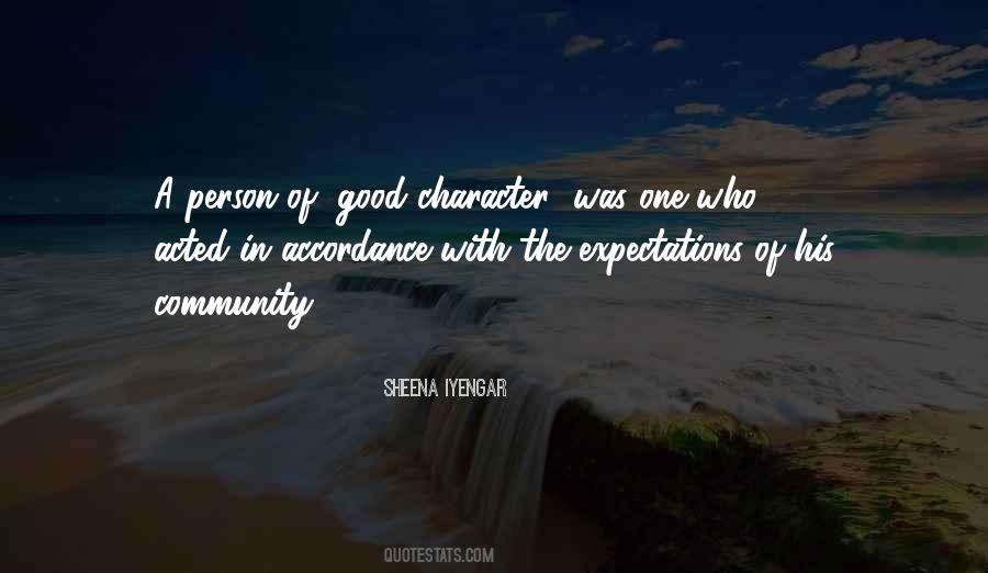 Quotes About Good Expectations #838909