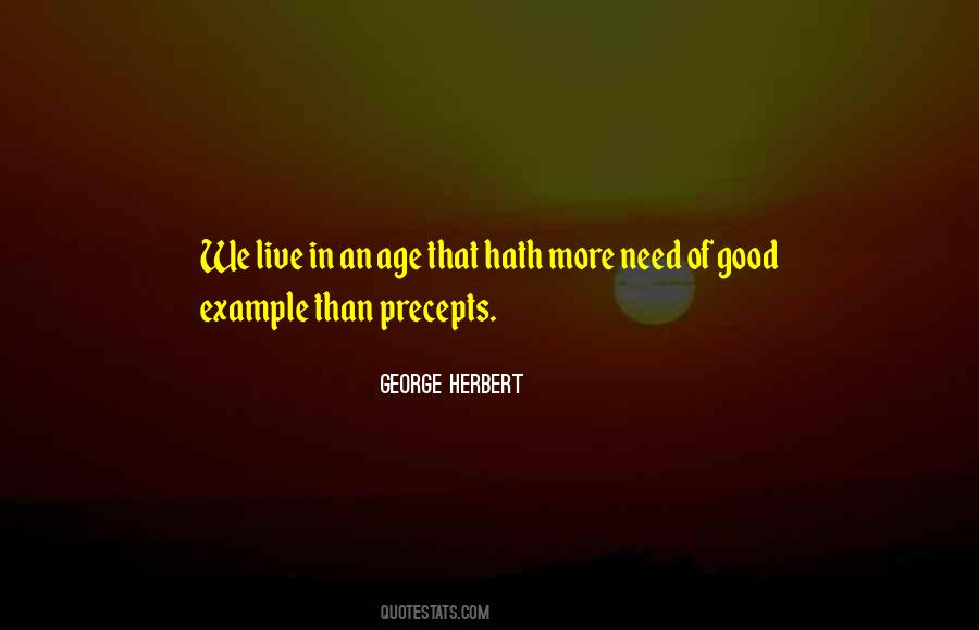 Quotes About Good Example #1752441
