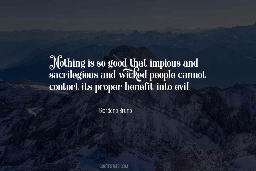 Quotes About Good Evil #16116