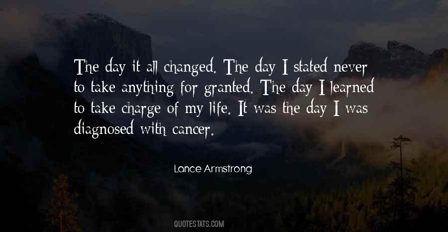 Never Take It For Granted Quotes #1383200