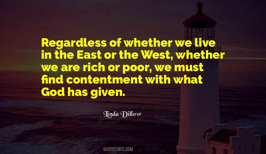 East Or West Quotes #1834706