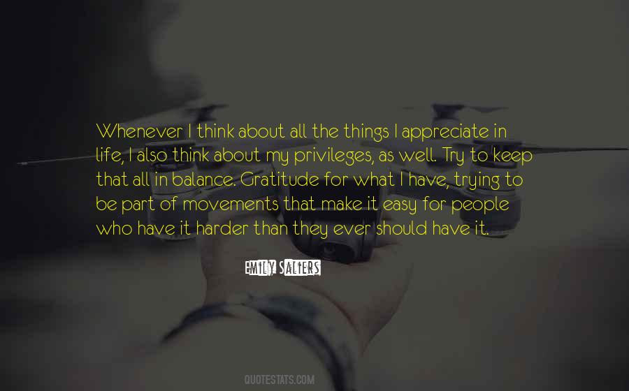 Balance In My Life Quotes #1579779