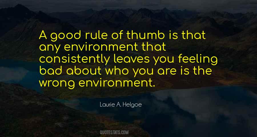 Quotes About Good Environment #925352