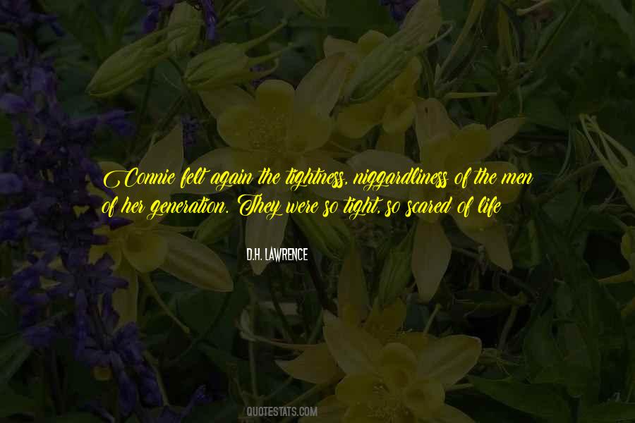 Scared Man Quotes #1164355