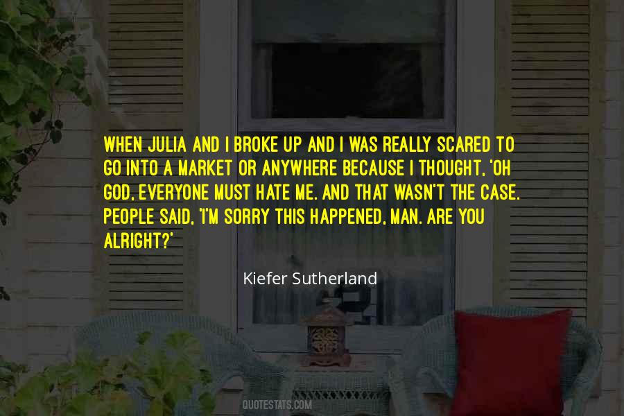 Scared Man Quotes #1819827