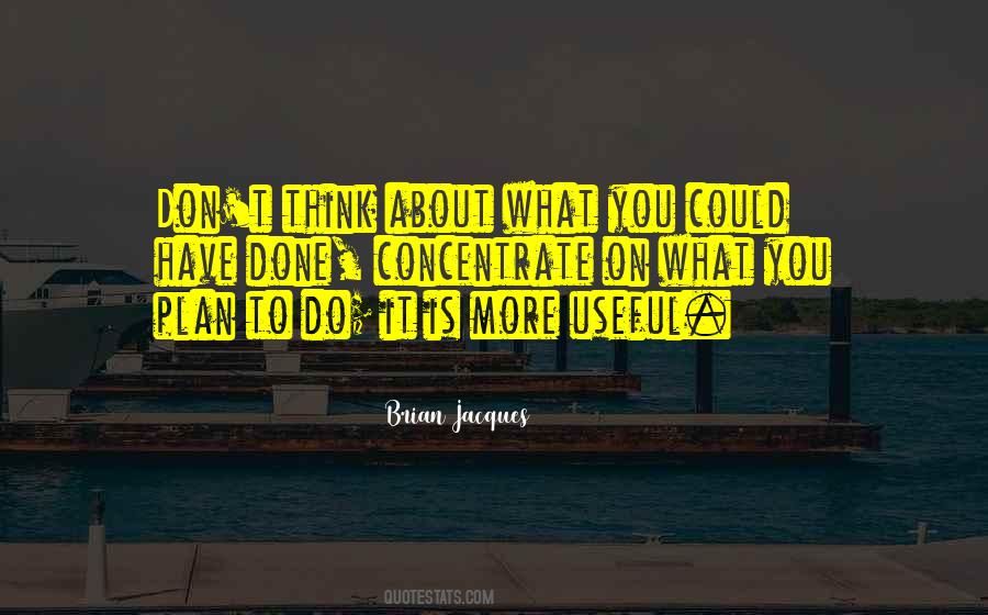 Concentrate On What You Have Quotes #105941