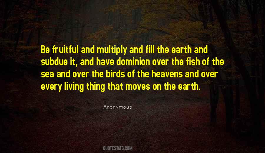 Be Fruitful And Multiply Quotes #125744