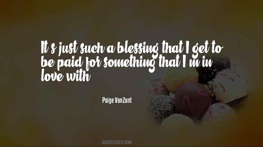 Blessing Love Quotes #367258