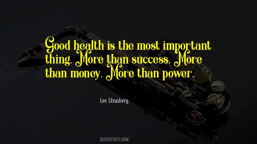 Money Health Quotes #617738