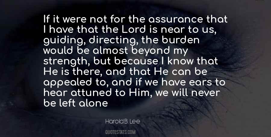 I Will Never Be Alone Quotes #1467105
