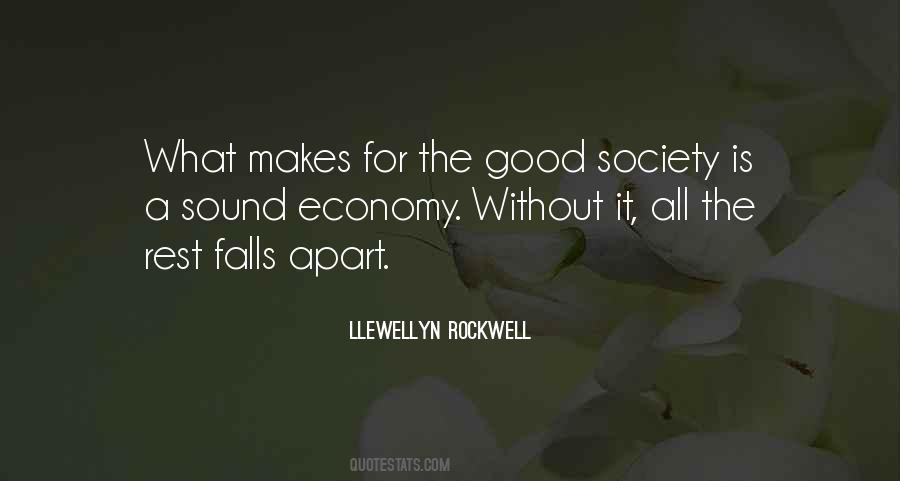 Quotes About Good Economy #995492