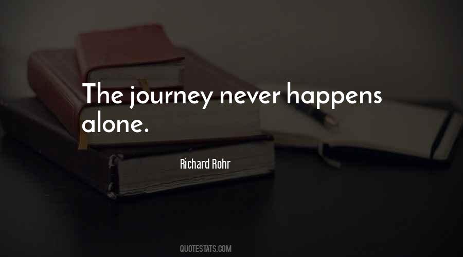 Alone Journey Quotes #1044836