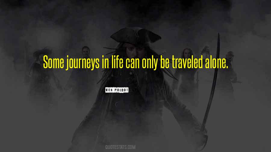 Alone Journey Quotes #1086441
