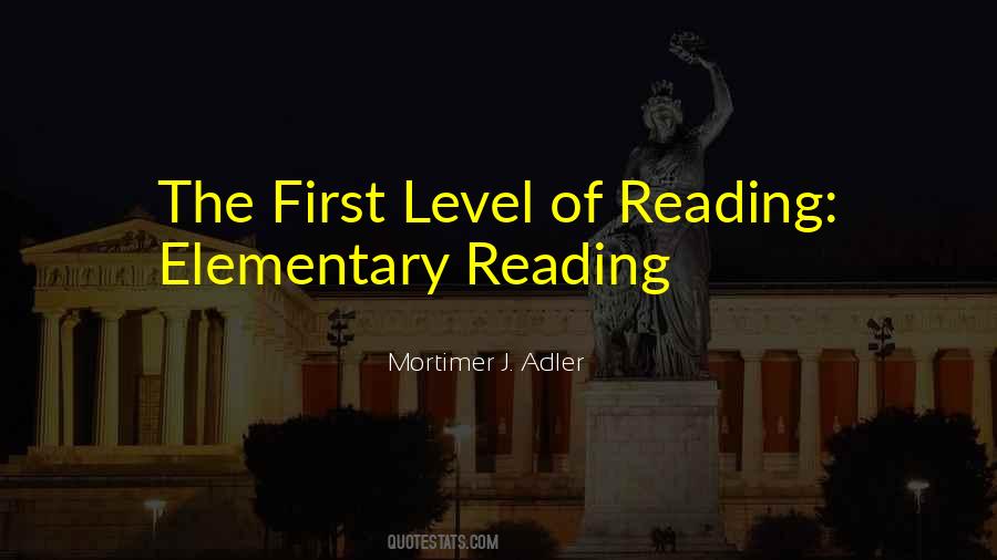 Elementary Reading Quotes #18936