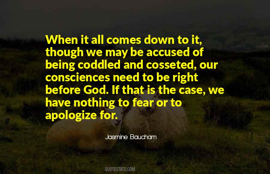 Nothing To Apologize For Quotes #738395