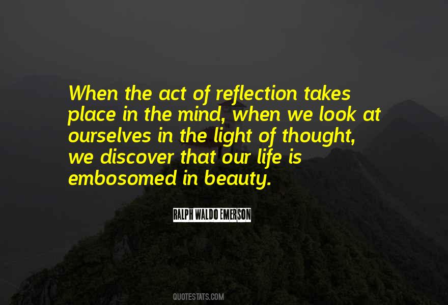 Reflection Light Quotes #1200639