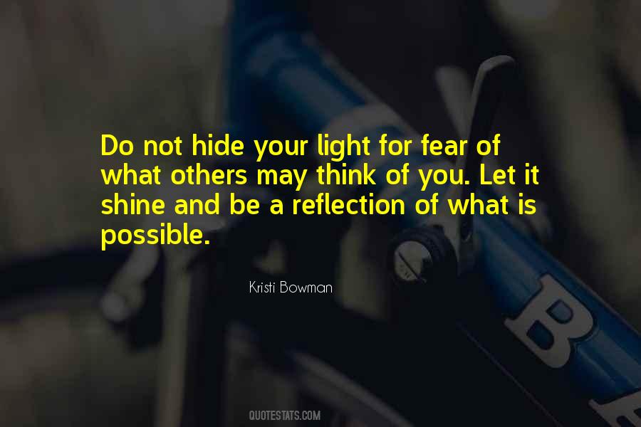 Reflection Light Quotes #523689