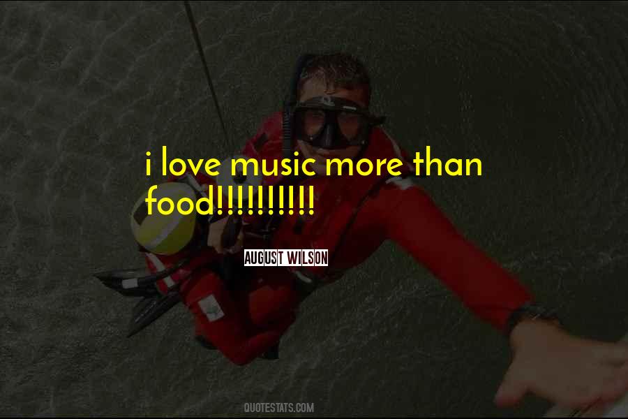 Music Food Quotes #132442