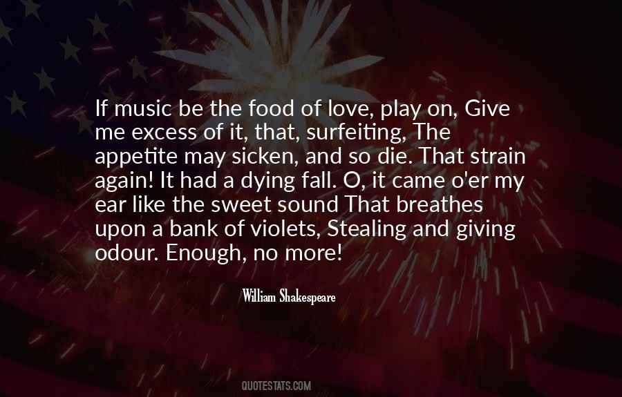 Music Food Quotes #494835