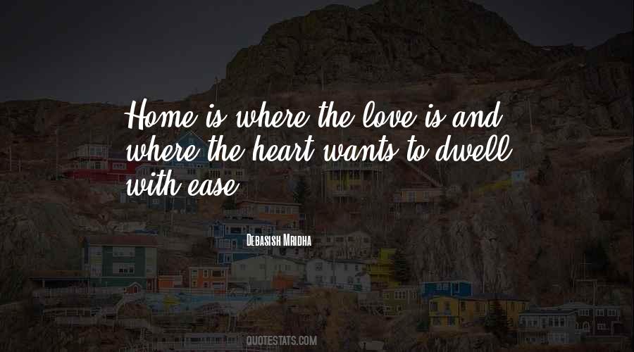 Love Is Home Quotes #64995
