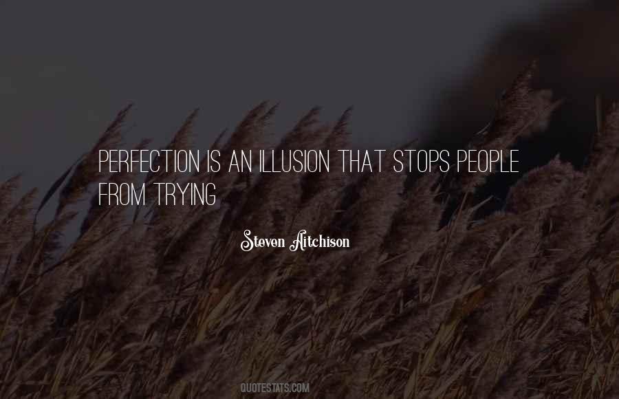 Perfection Is Quotes #1807353