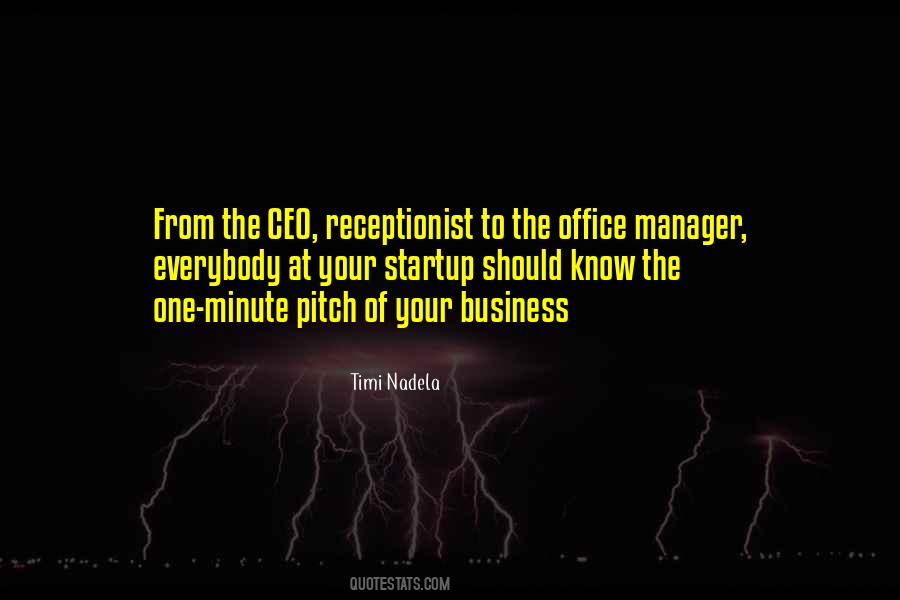 The Office Manager Quotes #1121096