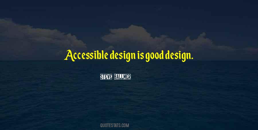 Quotes About Good Design #607182