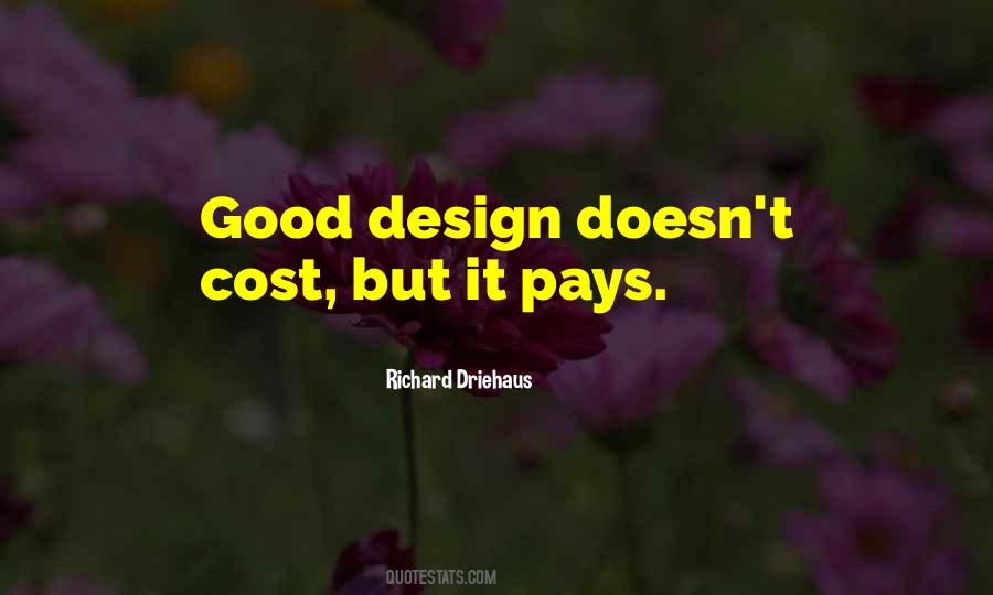 Quotes About Good Design #749516