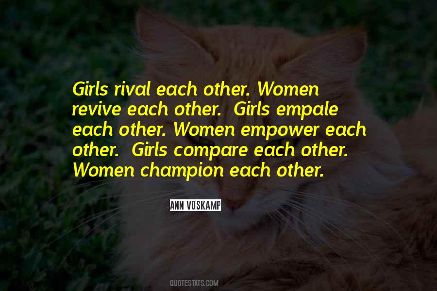 Women Empowering Other Women Quotes #21605