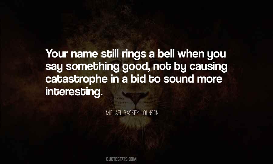 Ringing Bell Quotes #1782227