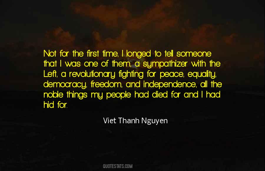 Quotes About Peace And Democracy #1410256
