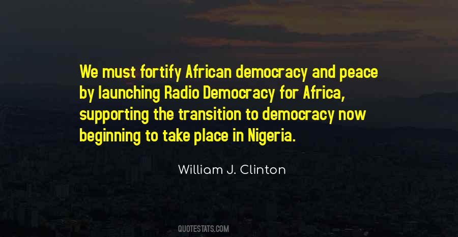 Quotes About Peace And Democracy #1591060