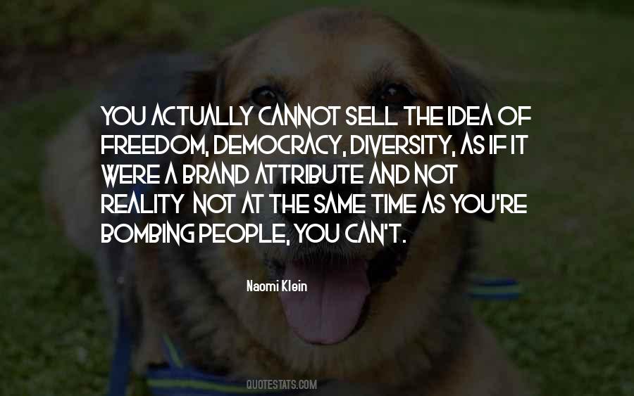 Quotes About Peace And Democracy #1846925