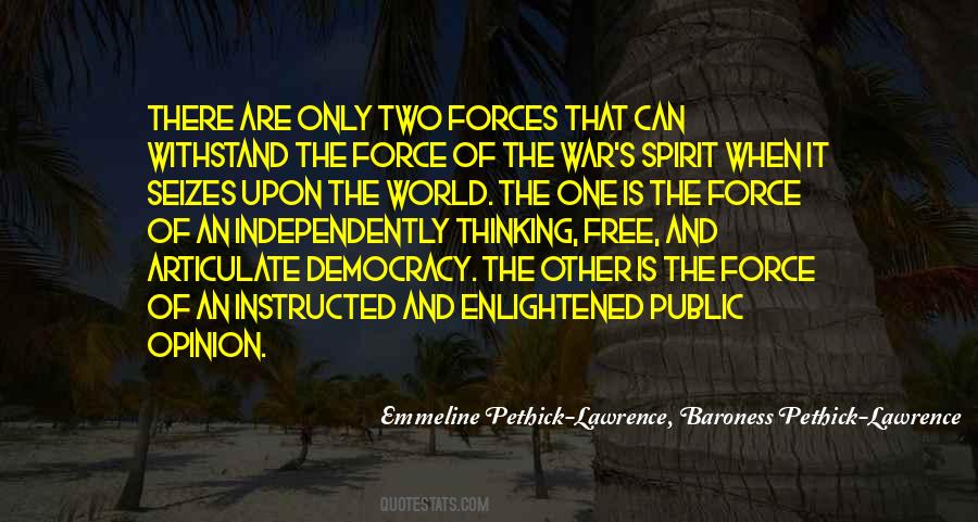 Quotes About Peace And Democracy #562722