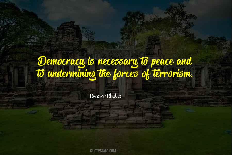Quotes About Peace And Democracy #883584