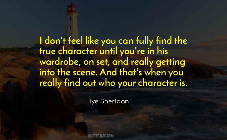 Getting Into Character Quotes #1209549
