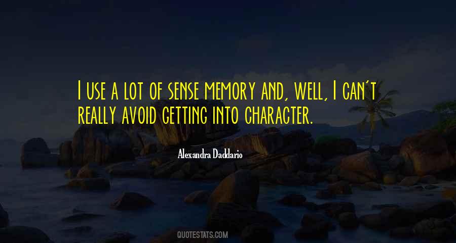 Getting Into Character Quotes #957987