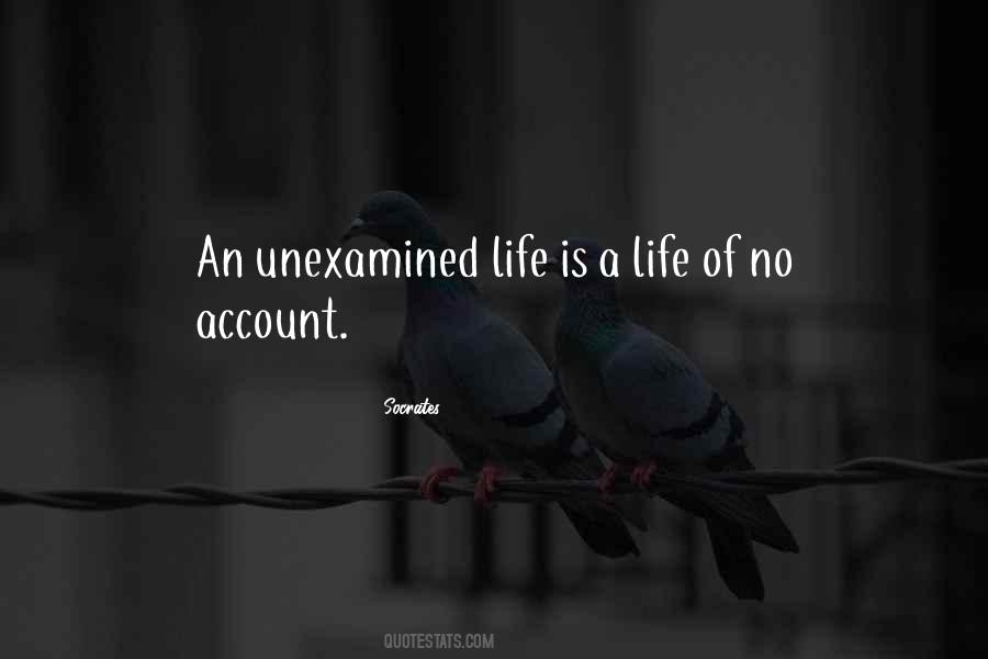 An Unexamined Life Quotes #1820213