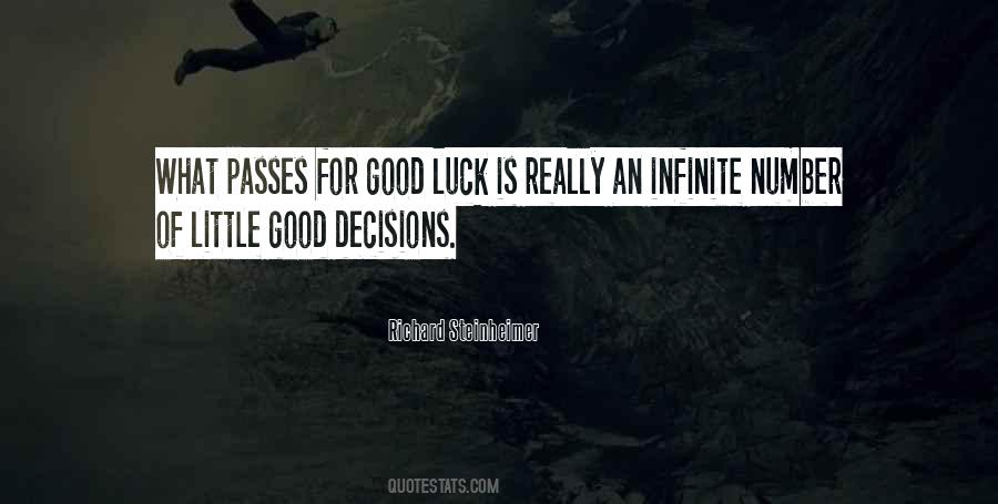 Quotes About Good Decisions #1098733