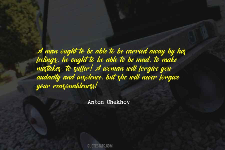 Man Versus Woman Quotes #9356