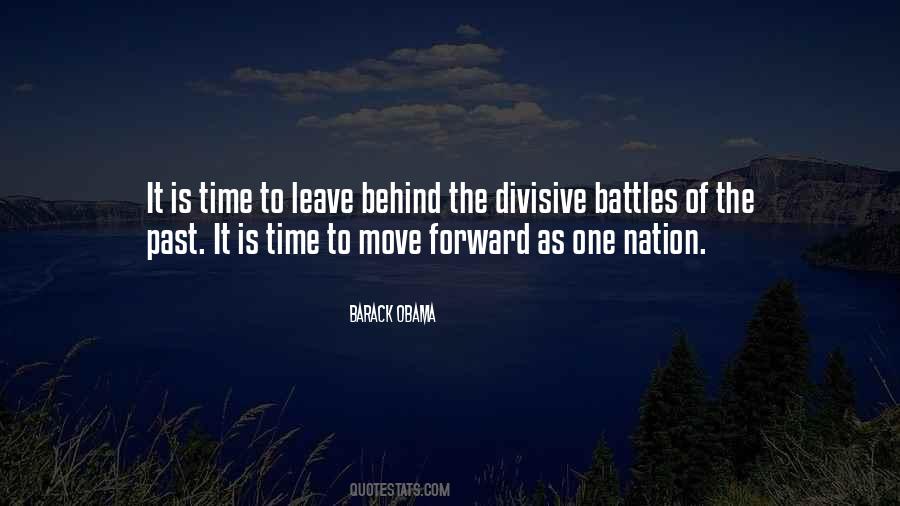 Past Is Behind Quotes #260916