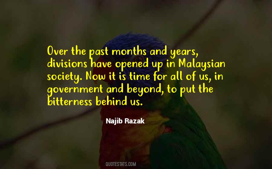 Past Is Behind Quotes #829255