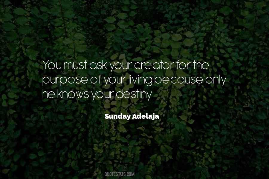 Creator Of Your Life Quotes #1519446