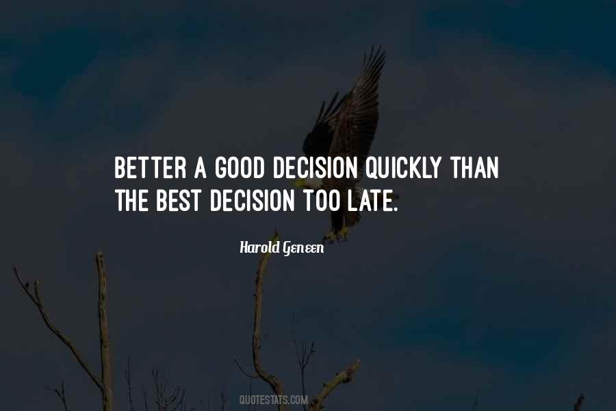 Best Decision Quotes #288488