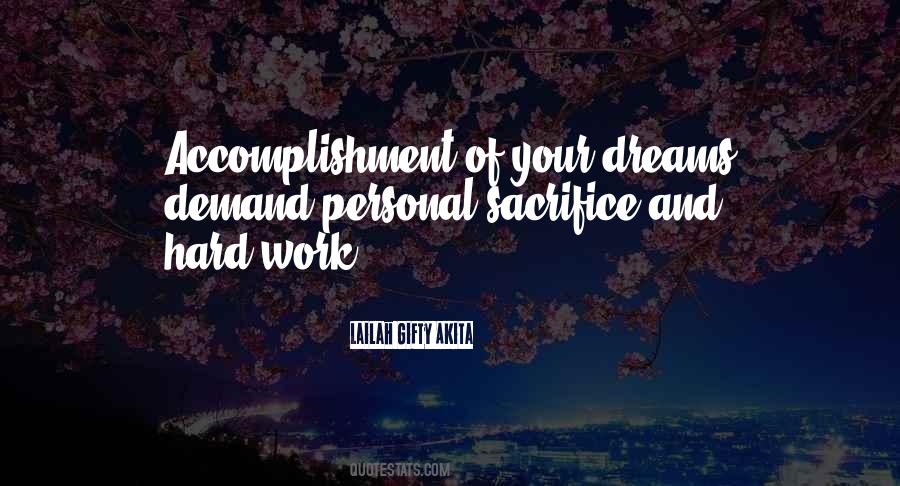 Personal Accomplishment Quotes #473400